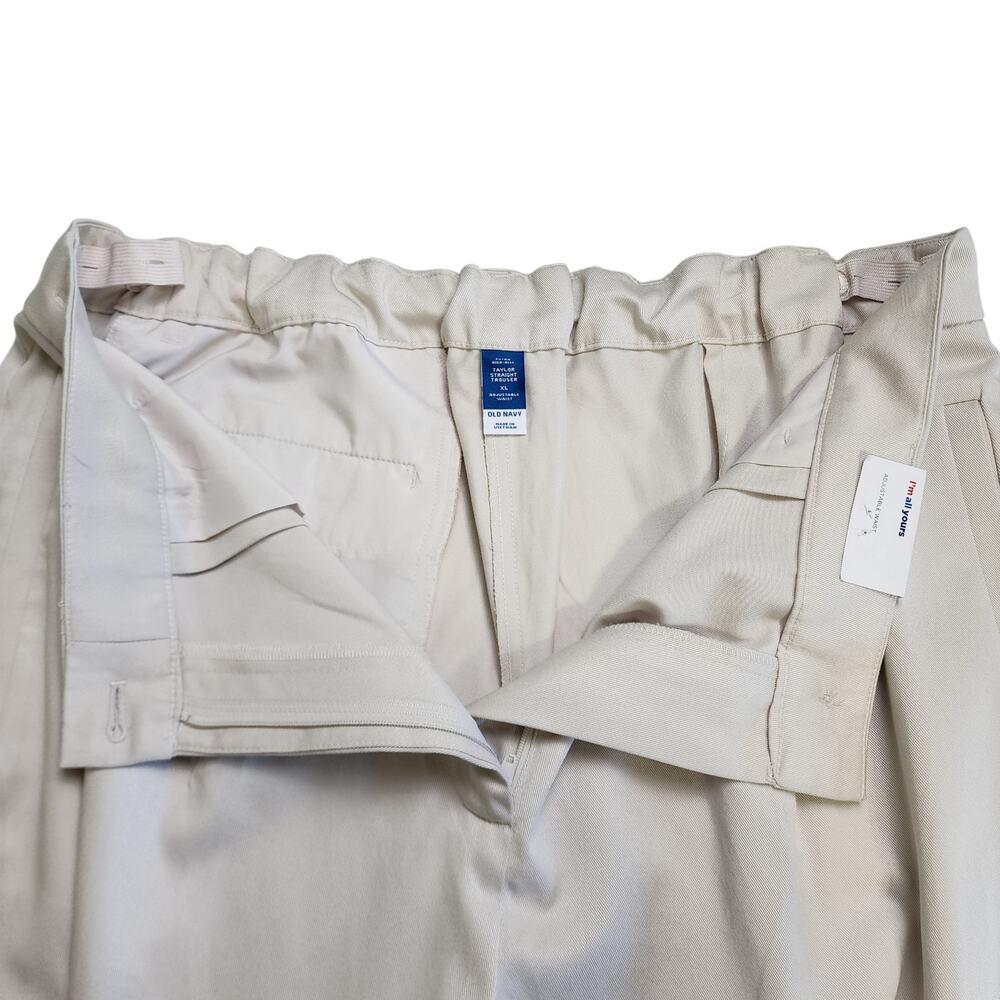 Old Navy Womens Extra High Waisted Taylor Cargo Trousers Size XL Silver Gray NWT - Picture 7 of 14